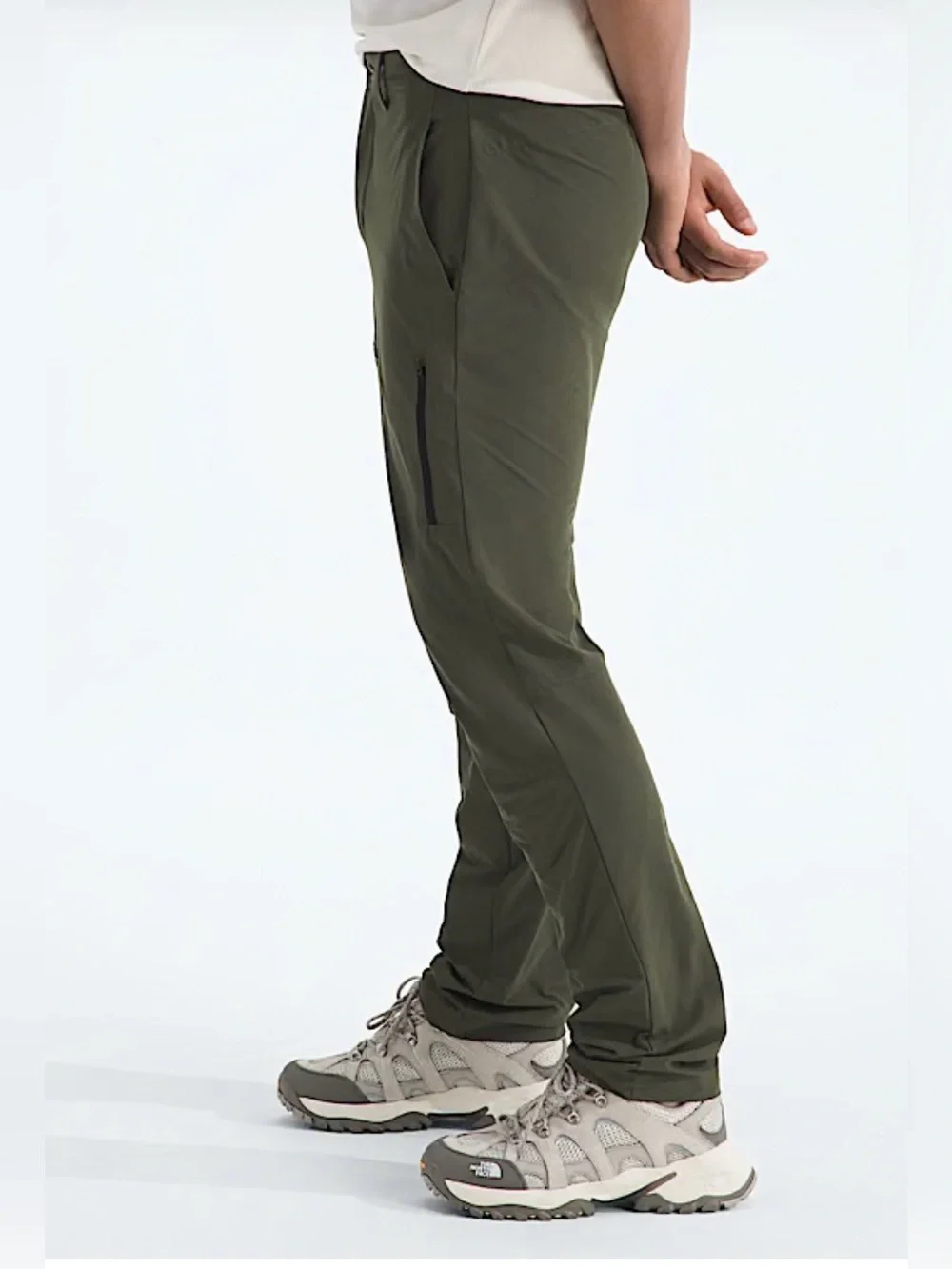 The North Face Men's New Taupe Green Basin Performance Pants Sz 32 NWOT